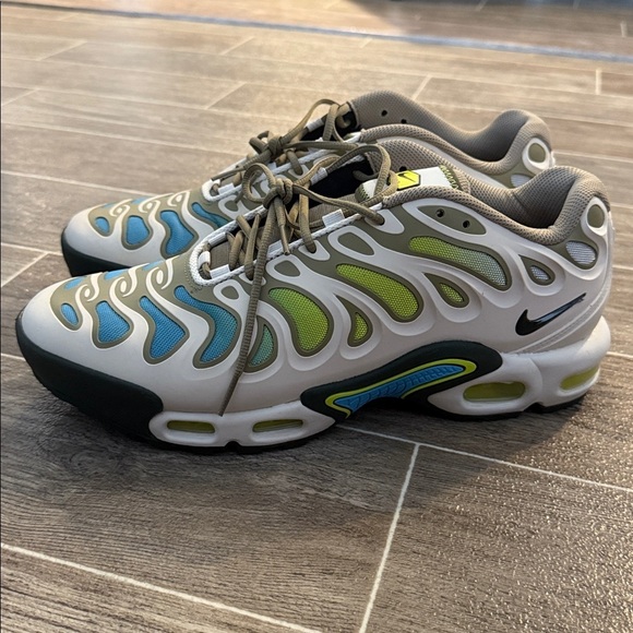 Nike Air Max Plus with Blue and Green Accents